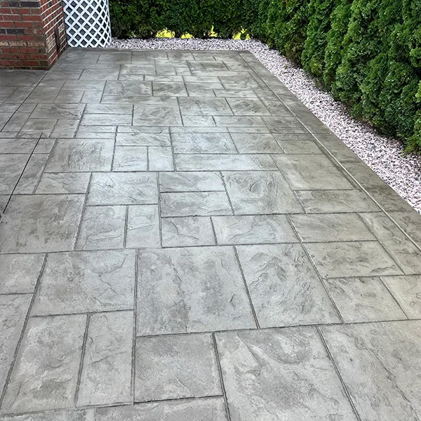 Sealed decorative stamped concrete in Cherry Hill NJ