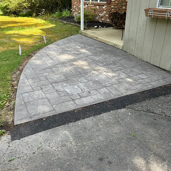 Stamped decorative concrete in Cherry Hill NJ